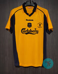 Liverpool 2000/02 Yellow Classic Retro