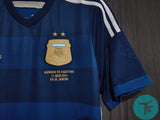 Messi 10 x Argentina 2014 Final Classic Away Retro