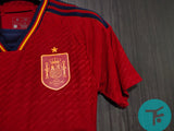 Spain Home 2022 FIFA WC T-shirt, Authentic Quality