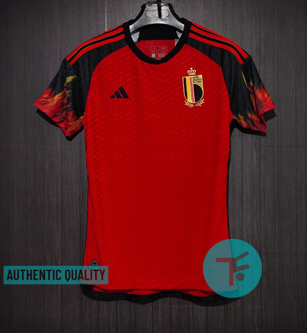 Belgium Home 2022 FIFA WC T-shirt, Authentic Quality